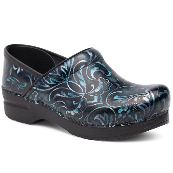 dansko metallic floral